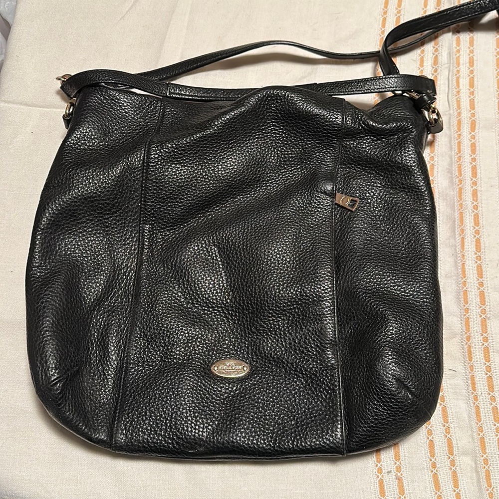 Coach leather cross body bag